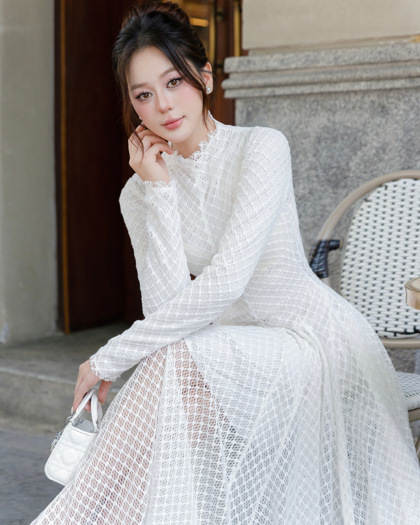 CHITAL Gaia Gown - White