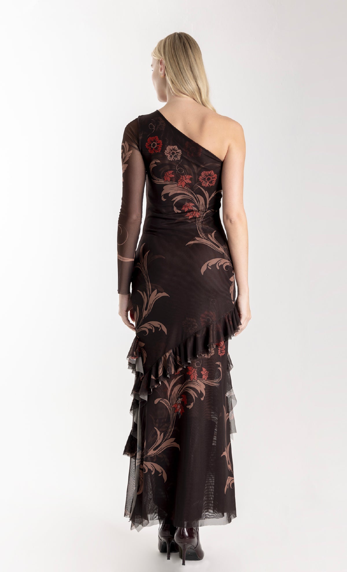 ESPECIA Glowvine Dress - Brown/Flower