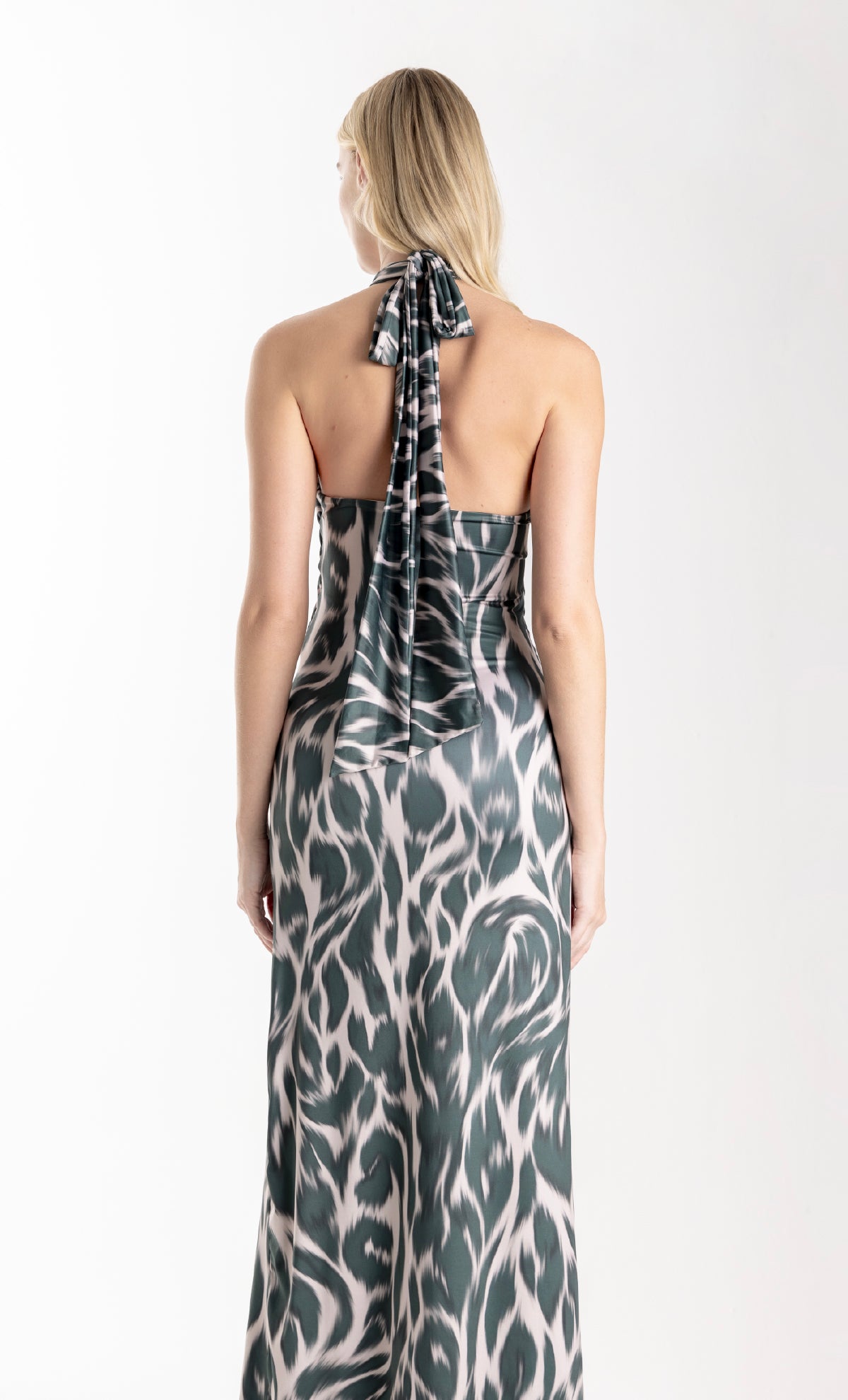 ESPECIA Kim Dress - Green/Leopard