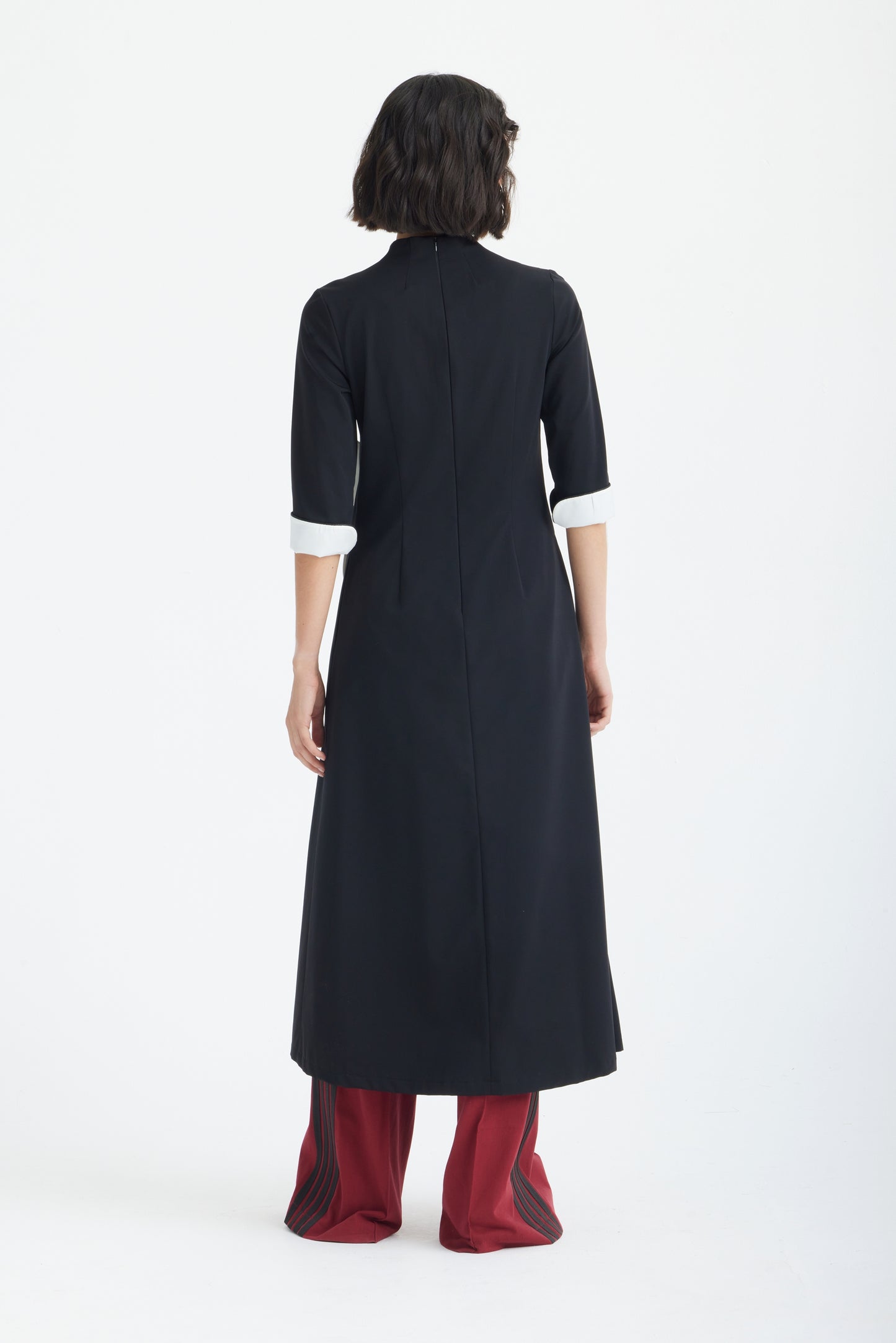 JULIA ALLERT Art-Inspired Midi Dress - Black