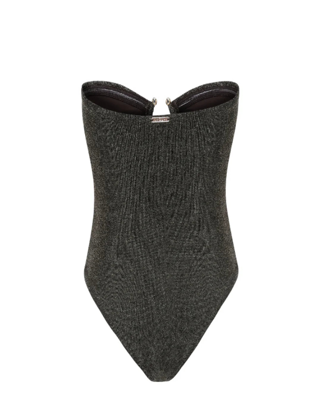 L'AQUA Greta Swimsuit - Glitter Bronze