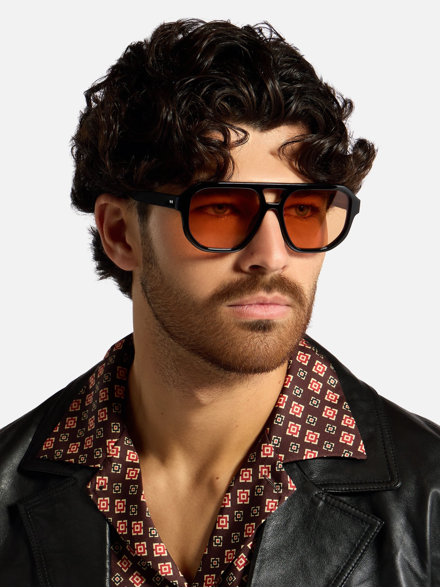 ALAN HAMMOND Olea Sunglasses - Black / Amber