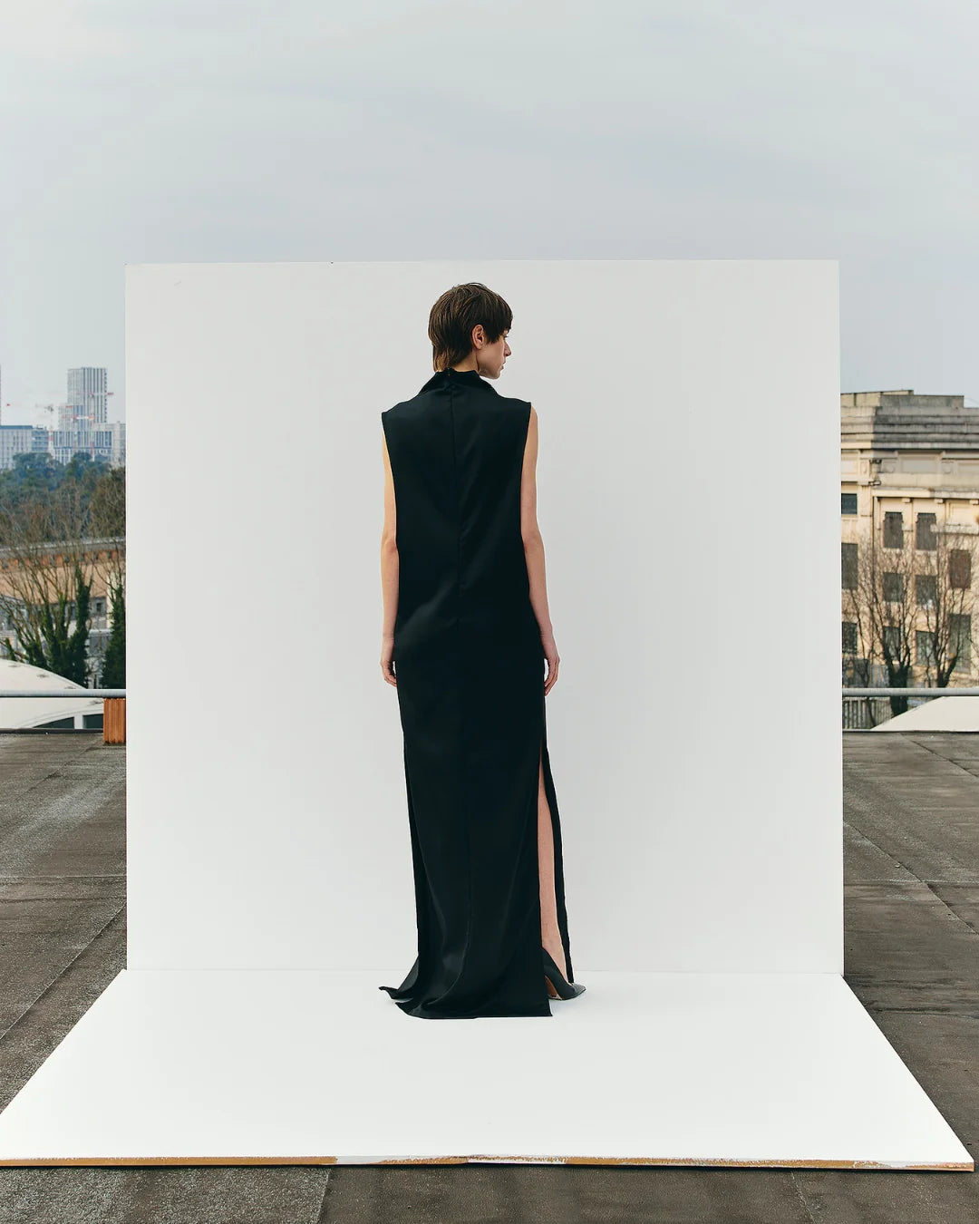 PSIDE Enza Maxi Dress - Black