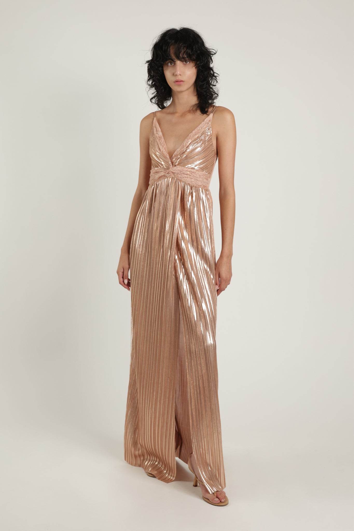 SABINA MUSAYEV Flynn Dress - Rose Gold BONVION SABINA MUSAYEV Flynn Dress - Rose Gold BONVION