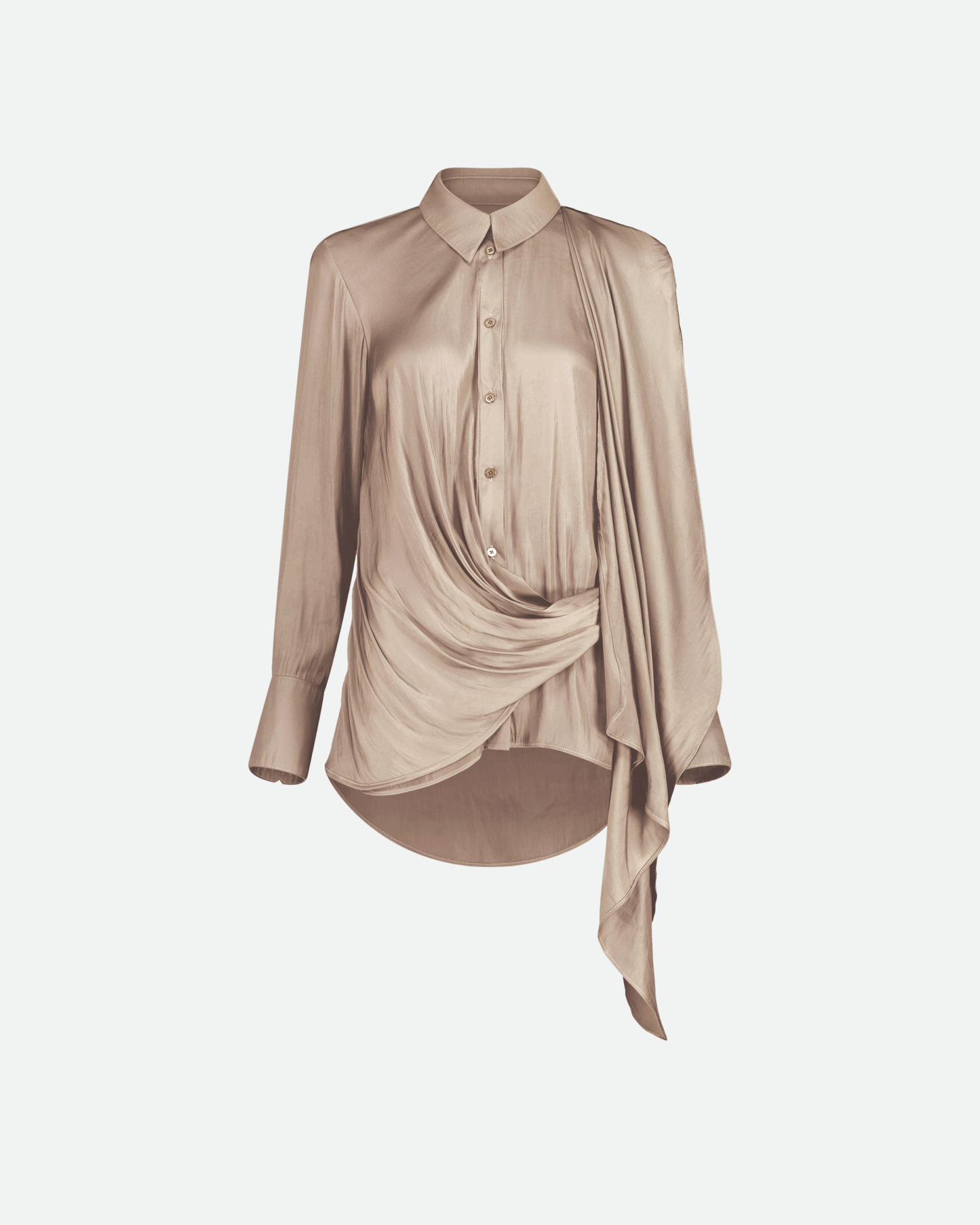 VAILLANT Draped and Wrapped Shirt - Sand