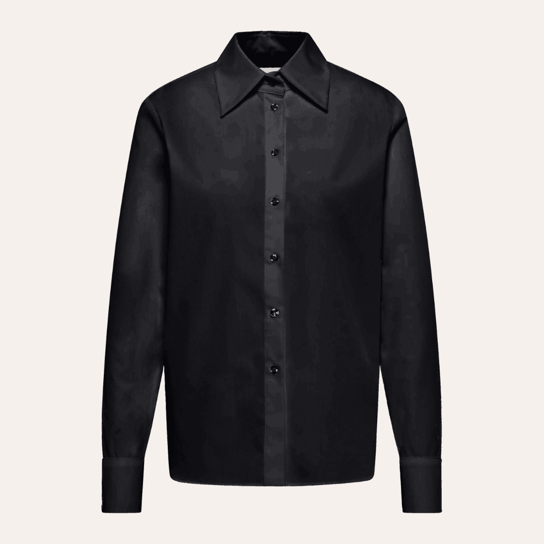 EHE Apparel Elena Oxford Shirt - Black - Bonvion
