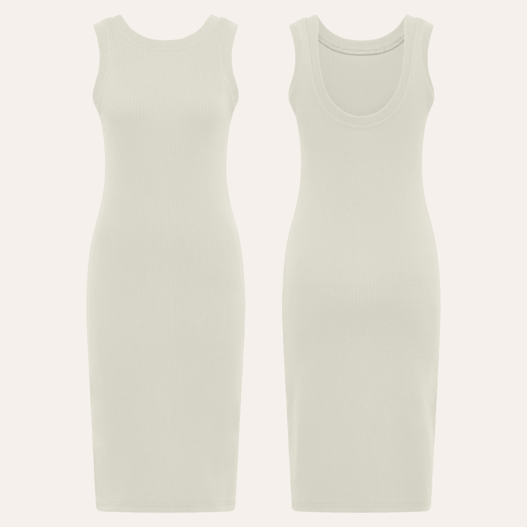 ami rib dress by lna clothing Lna Ami Rib Dress - Black