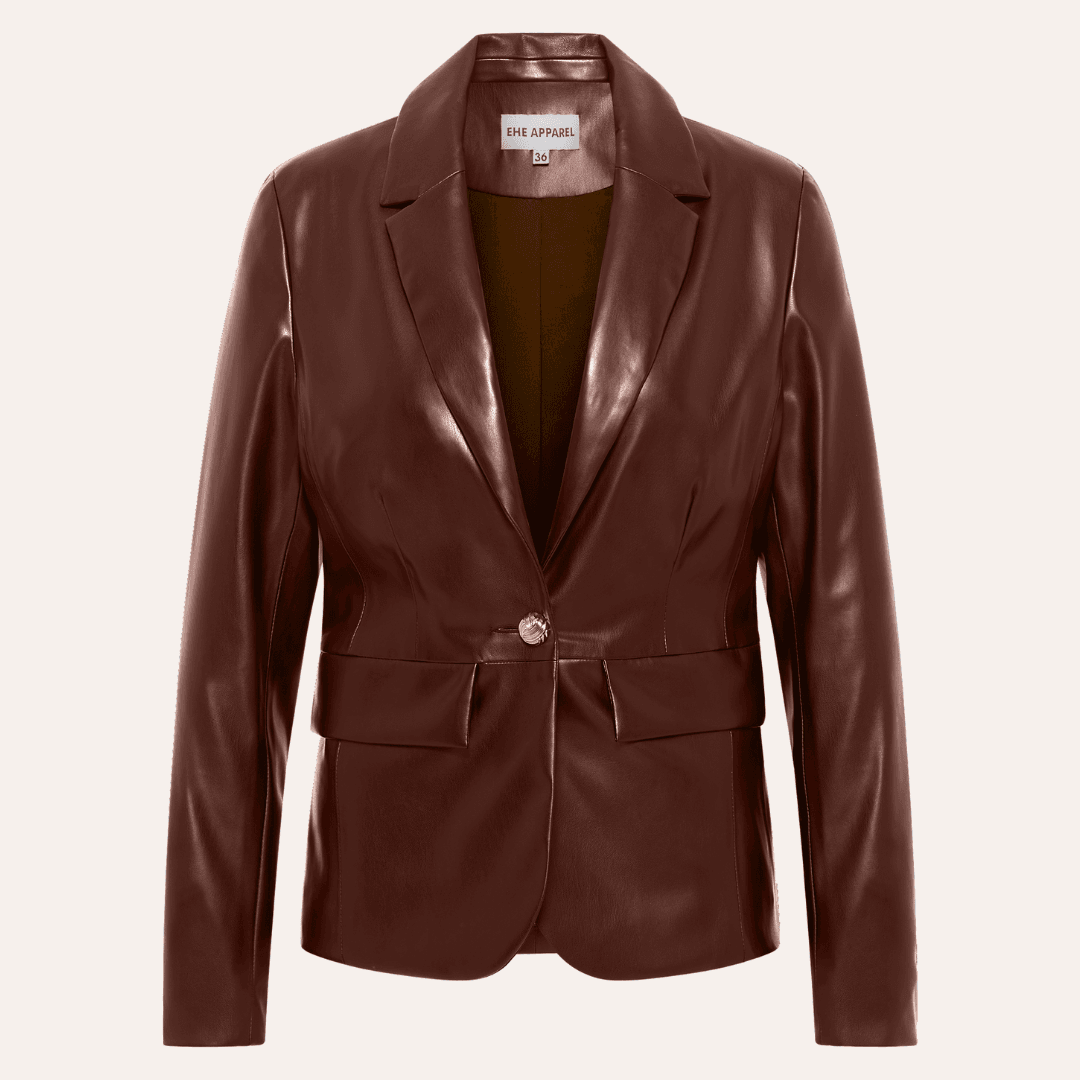 EHE Apparel Zoé Blazer - Brown - Bonvion