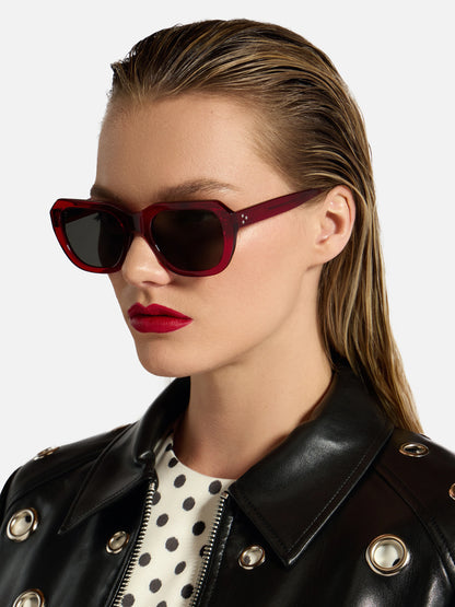 ALAN HAMMOND Ace Sunglasses - Red / Grey