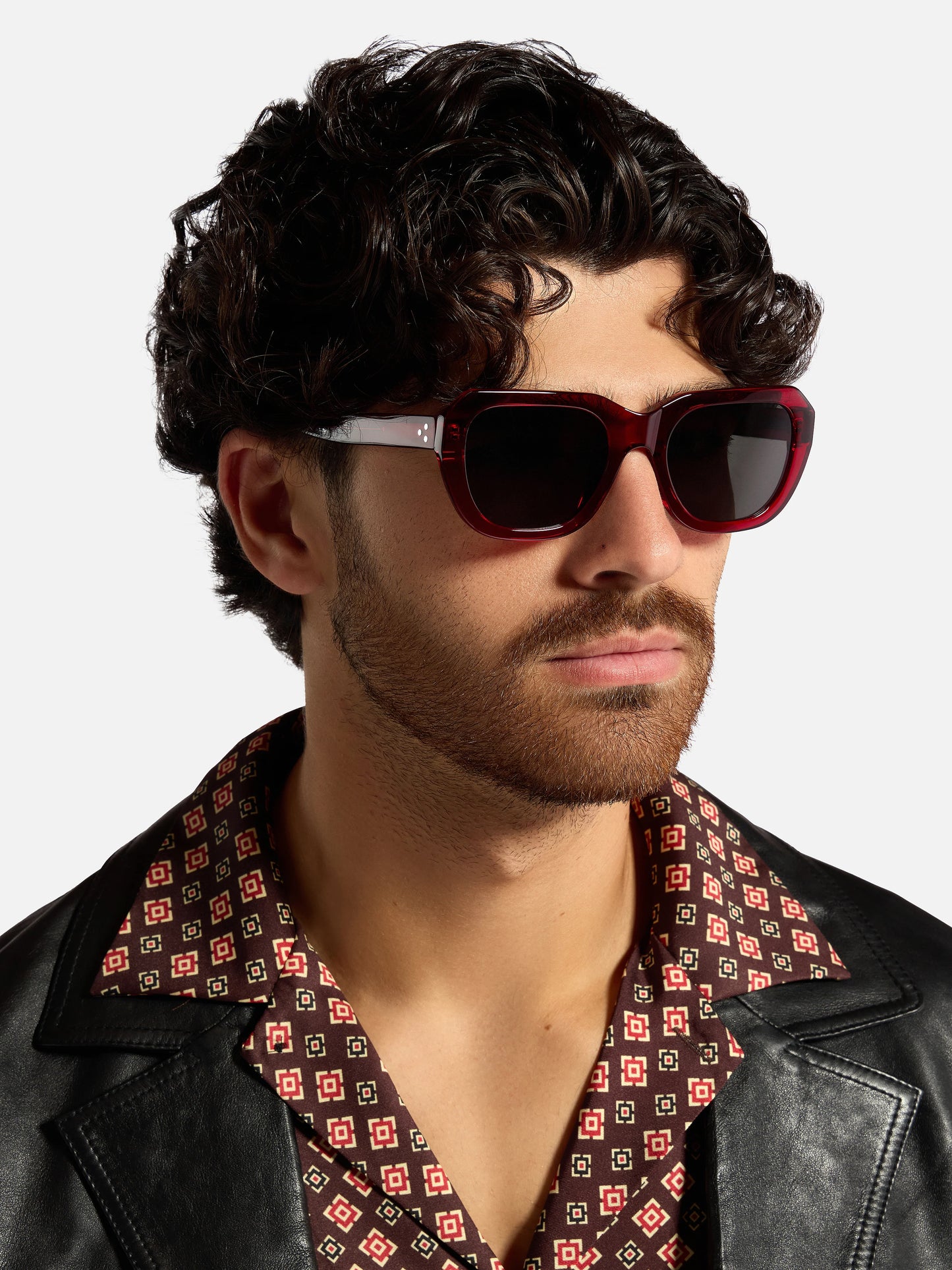 ALAN HAMMOND Ace Sunglasses - Red / Grey