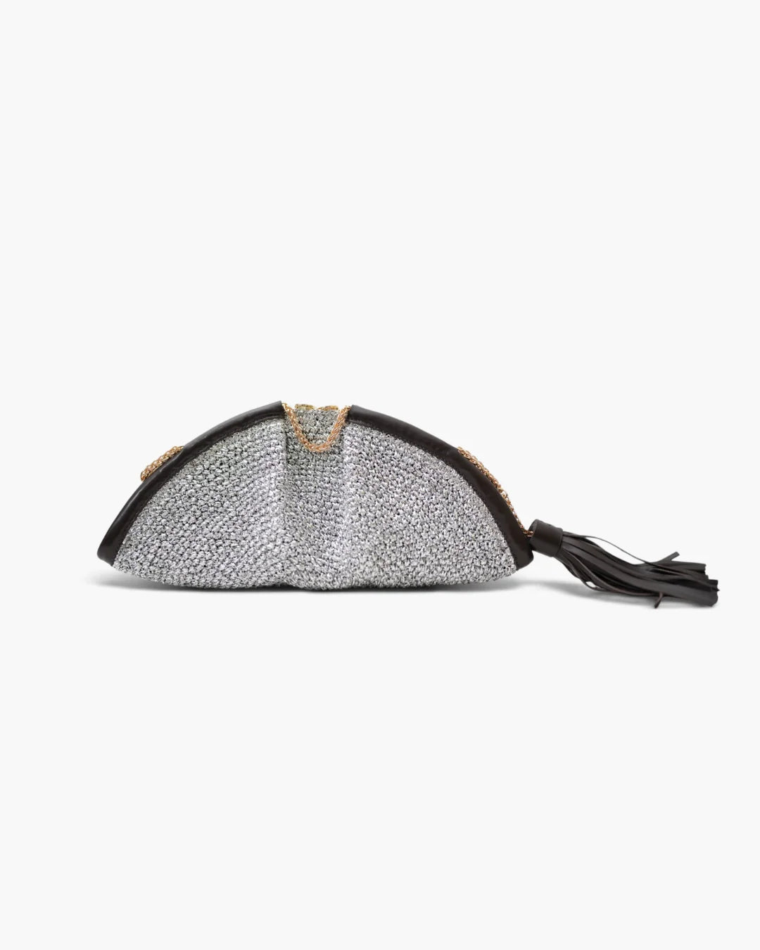 ALLBYB Adelie Perla clutch - Grey Melange