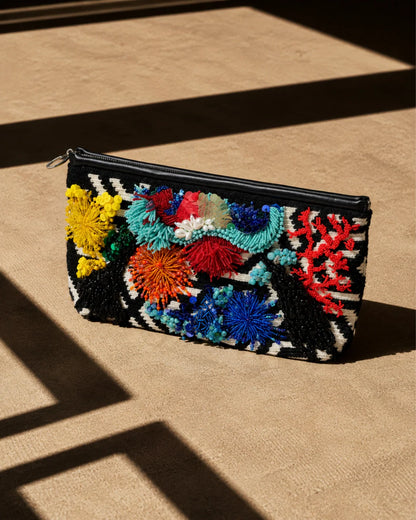 ALLBYB Harmony Aqua clutch - Multi Color