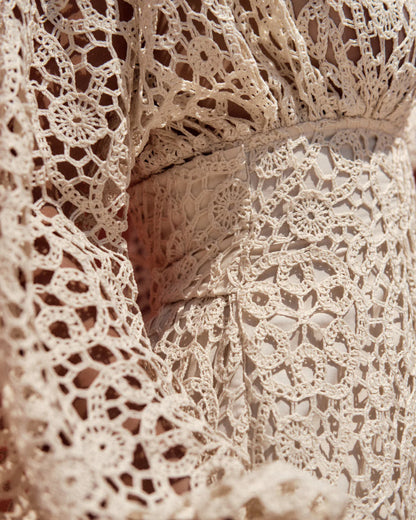 ANDREA IYAMAH Dani Mini Dress - Ivory
