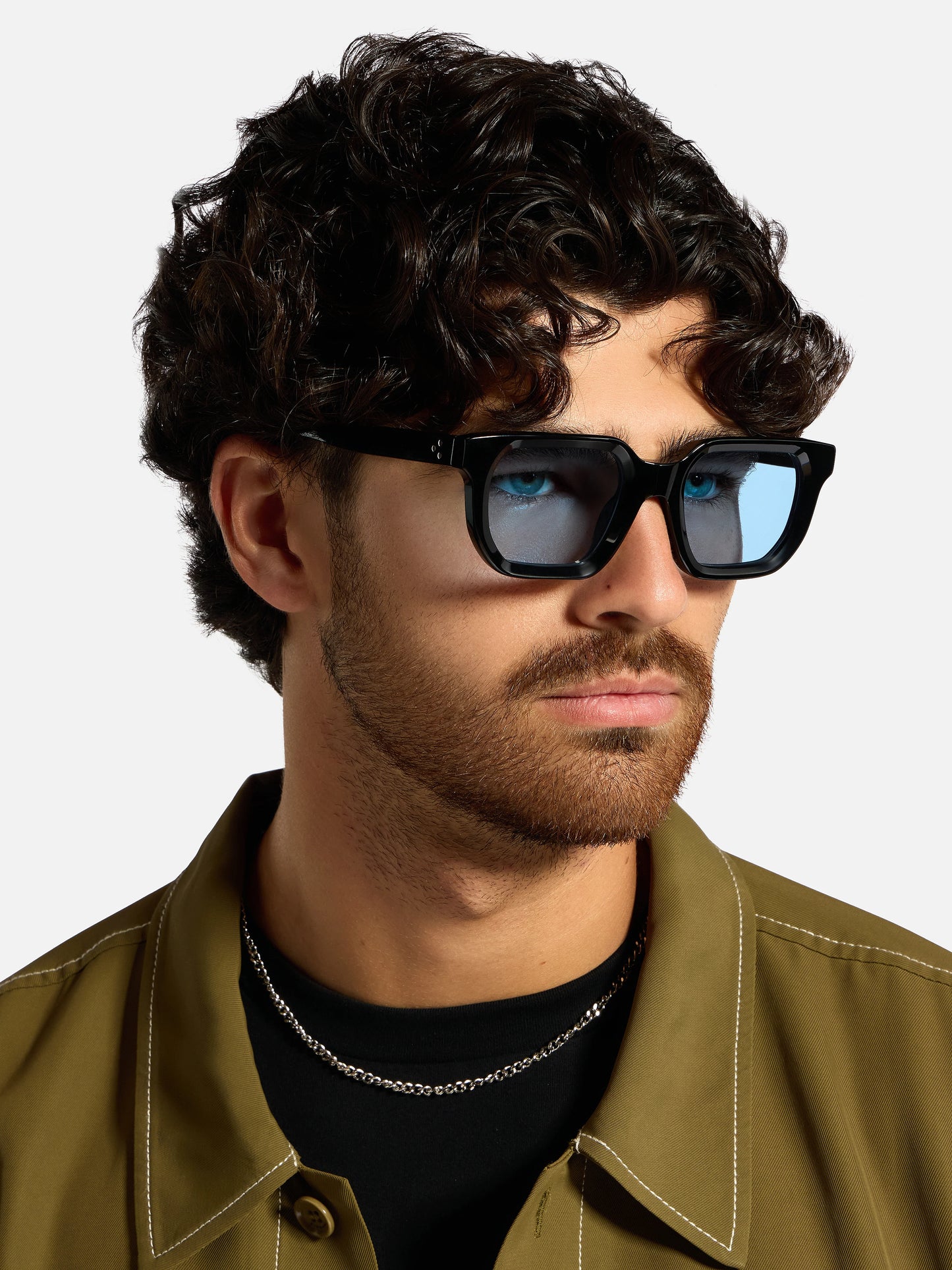 ALAN HAMMOND Ardmore Sunglasses - Black / Blue