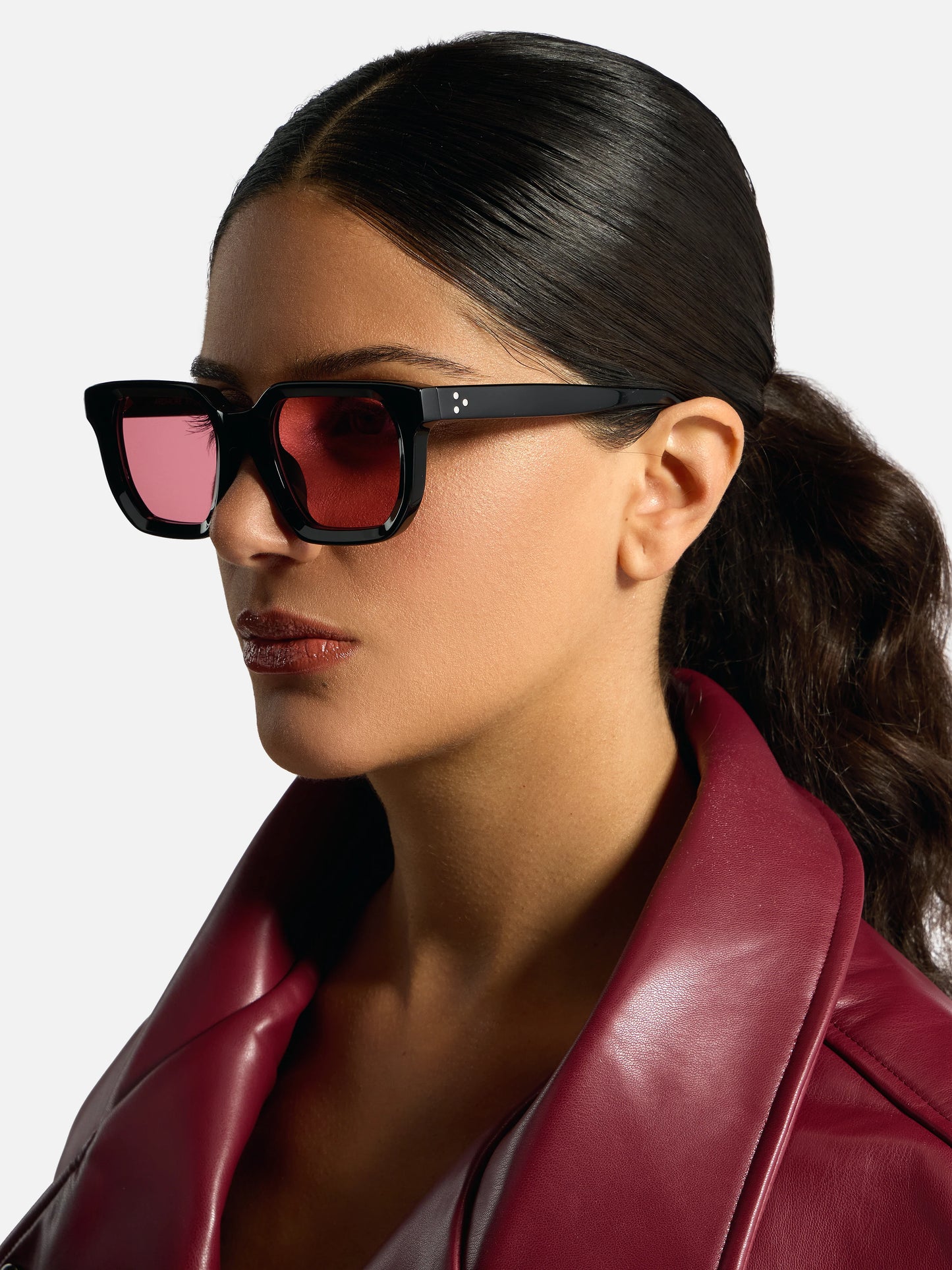ALAN HAMMOND Ardmore Sunglasses - Black / Rose