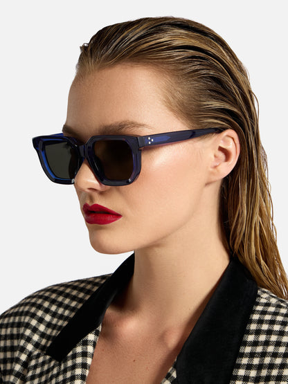 ALAN HAMMOND Ardmore Sunglasses - Blue / Grey