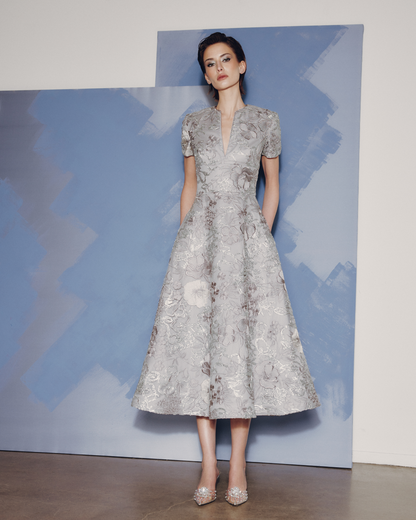 AUDREY+BROOKS Alyssa Gown - Granito