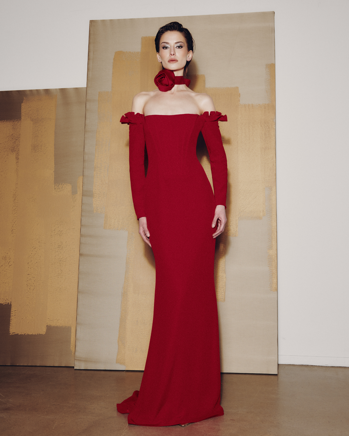AUDREY+BROOKS Jane Gown - Red
