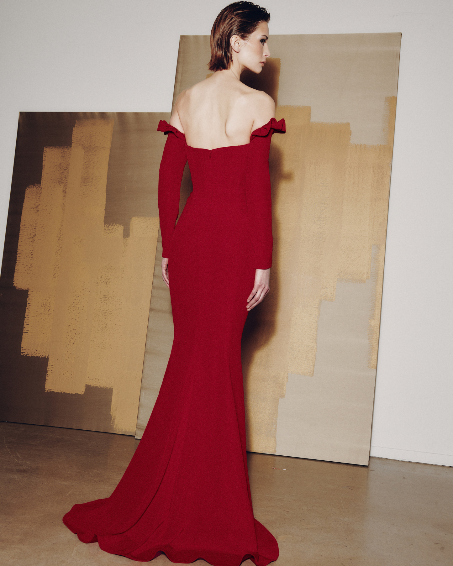 AUDREY+BROOKS Jane Gown - Red