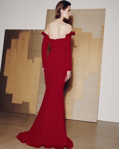 AUDREY+BROOKS Jane Gown - Red