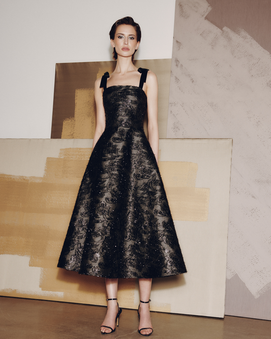 AUDREY+BROOKS Maia Gown - Black