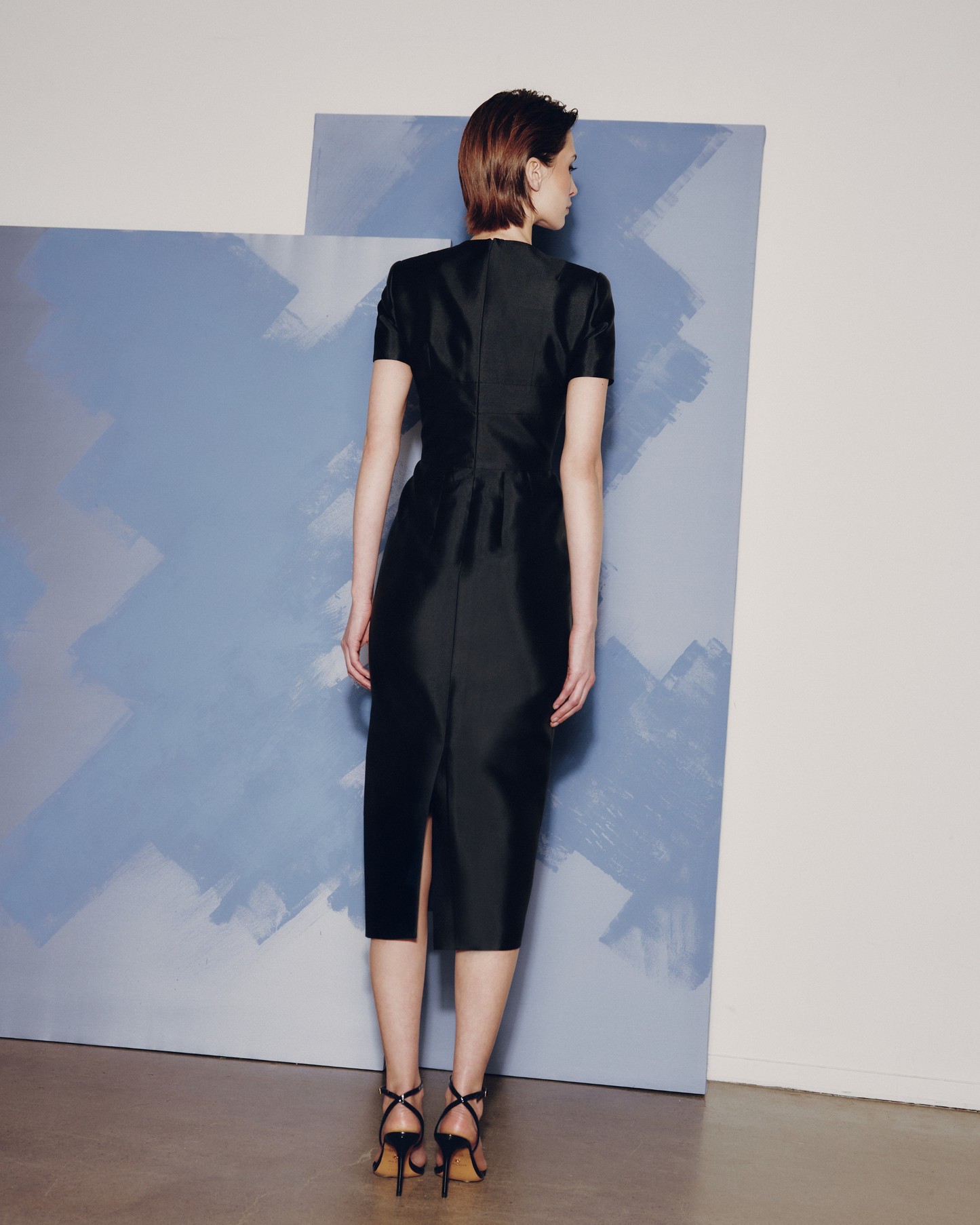 AUDREY+BROOKS Makenzie Gown - Navy