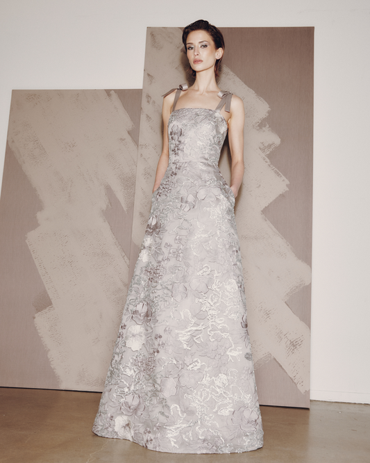 AUDREY+BROOKS Wrenlee Gown - Granito