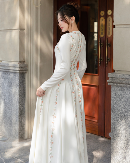 CHITAL Elena Gown - White