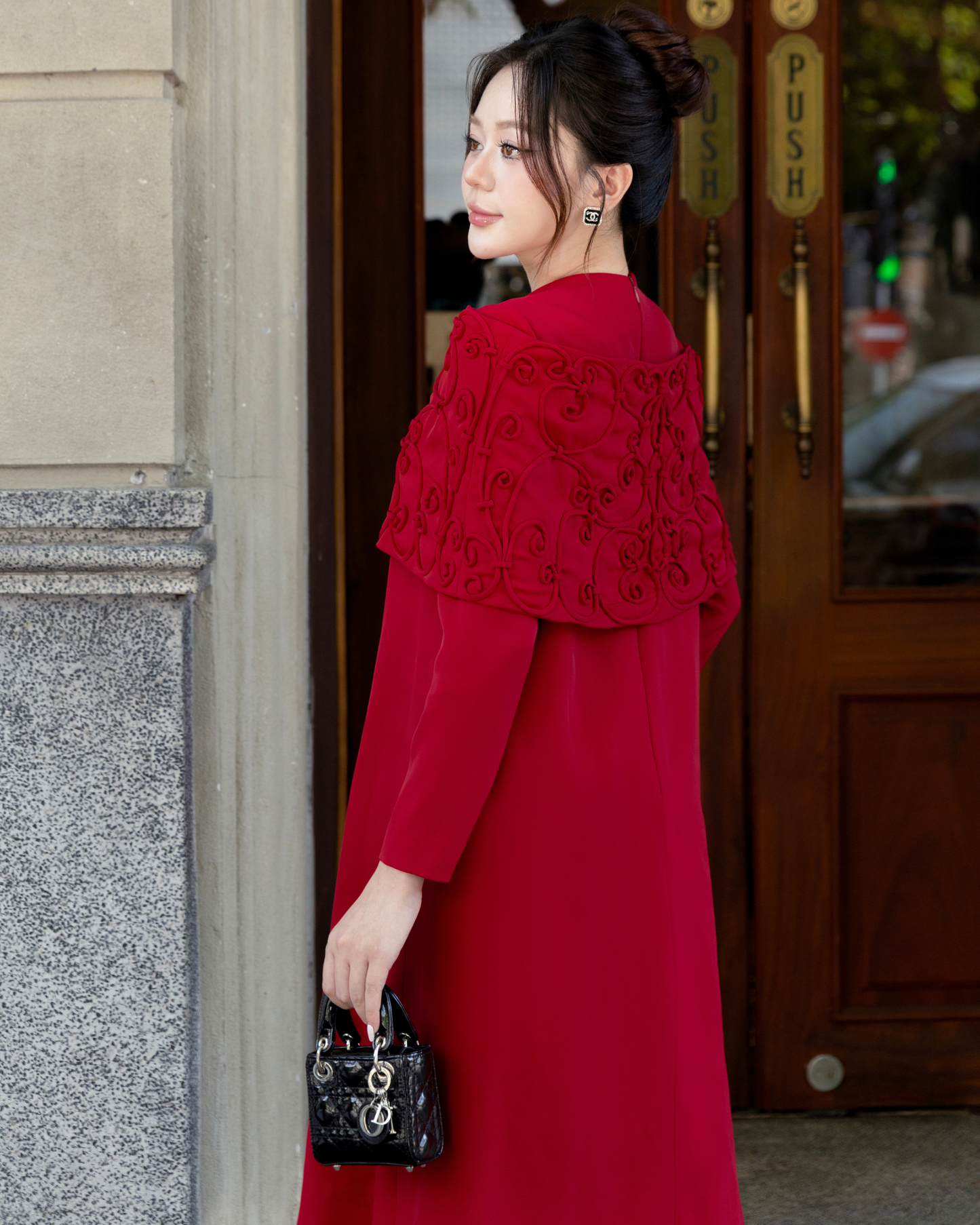 CHITAL Eliana Gown - Burgundy