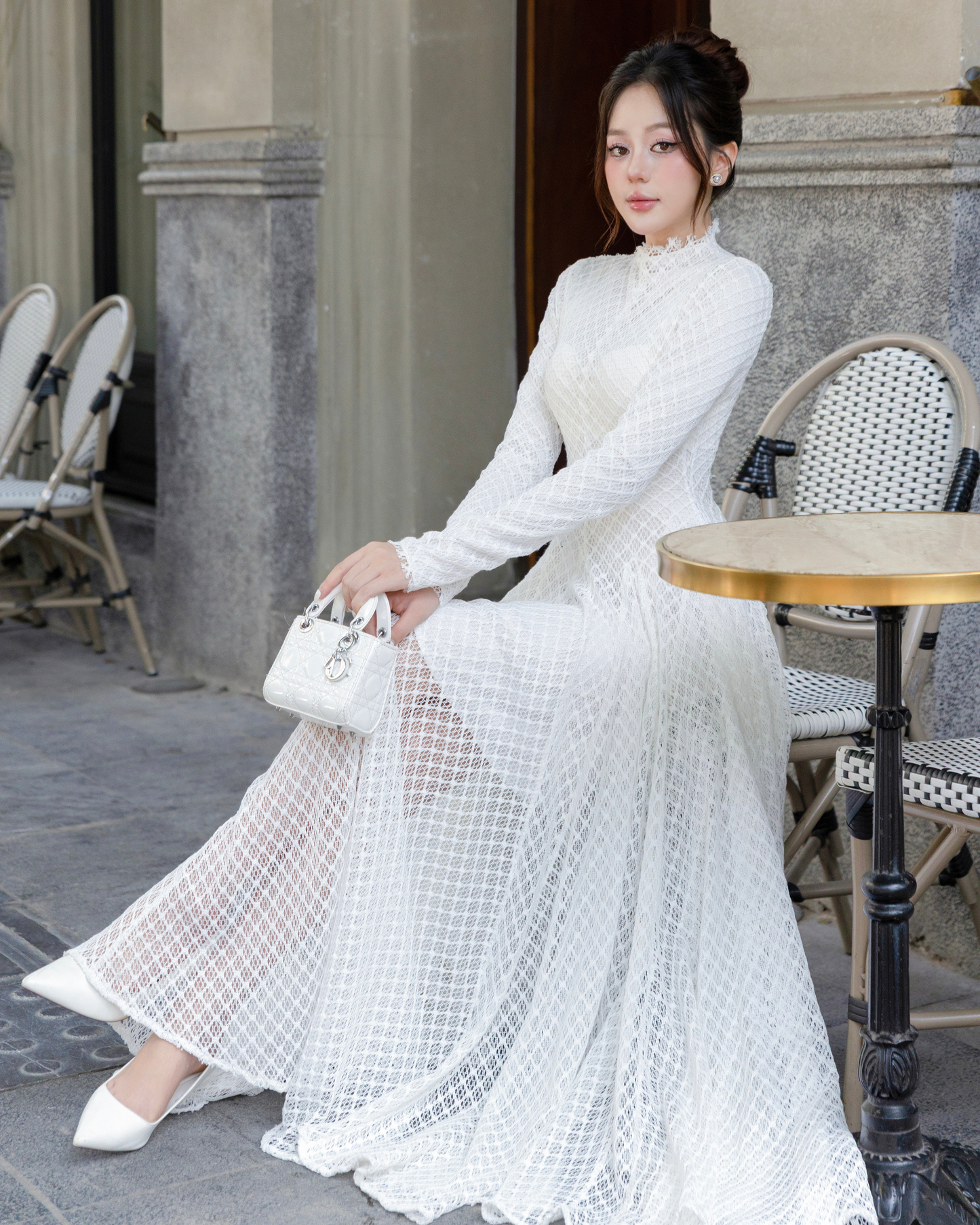 CHITAL Gaia Gown - White