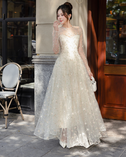 CHITAL Shaikha Gown - Beige