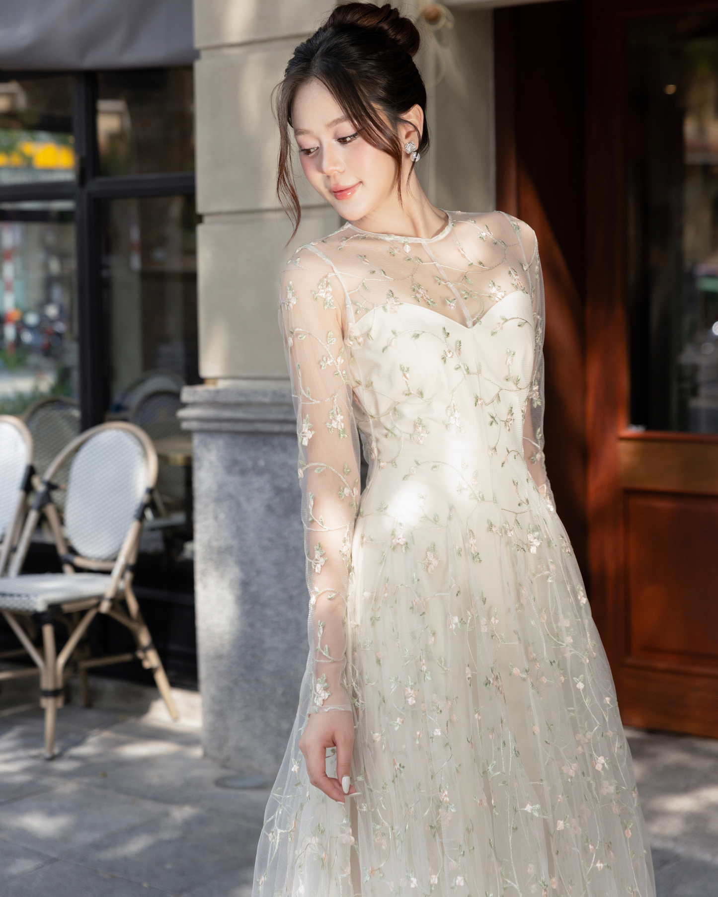 CHITAL Shaikha Gown - Beige