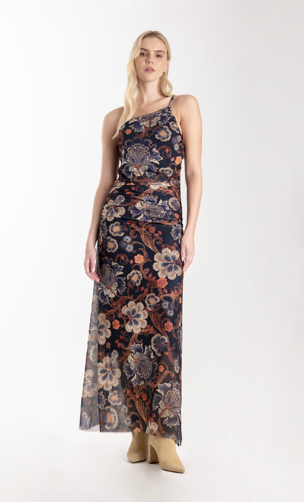 ESPECIA Isatis Dress - Navy/Flower