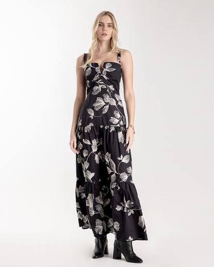 ESPECIA Mandevilla Dress- Black