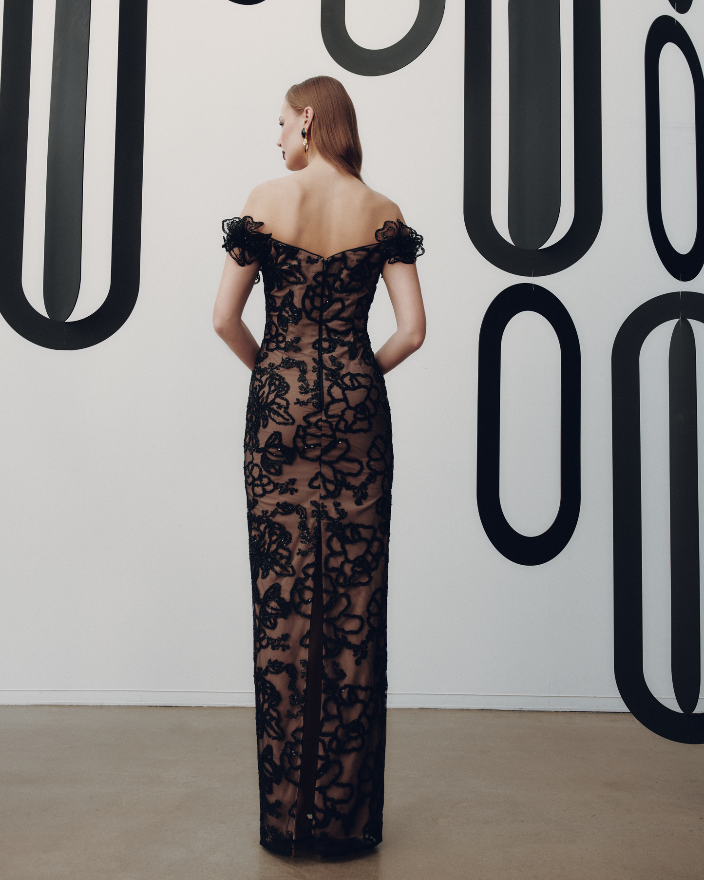 FRASCARA Eve Gown - Black