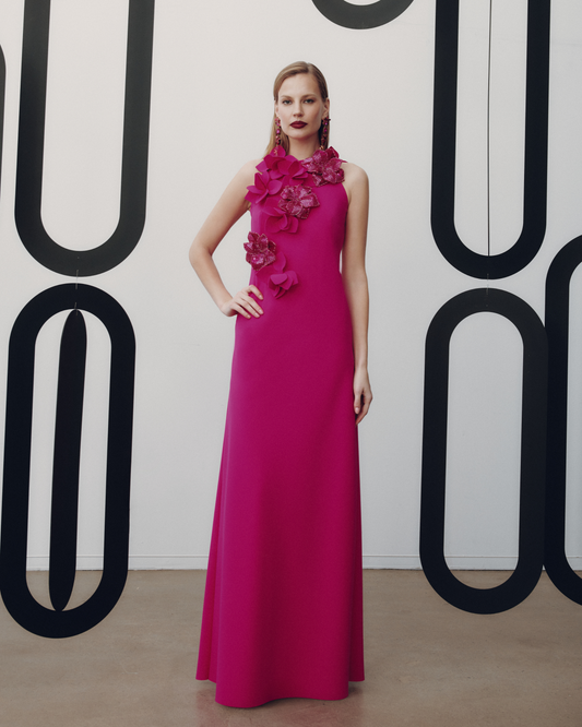 FRASCARA Poppy Gown - Fuchsia