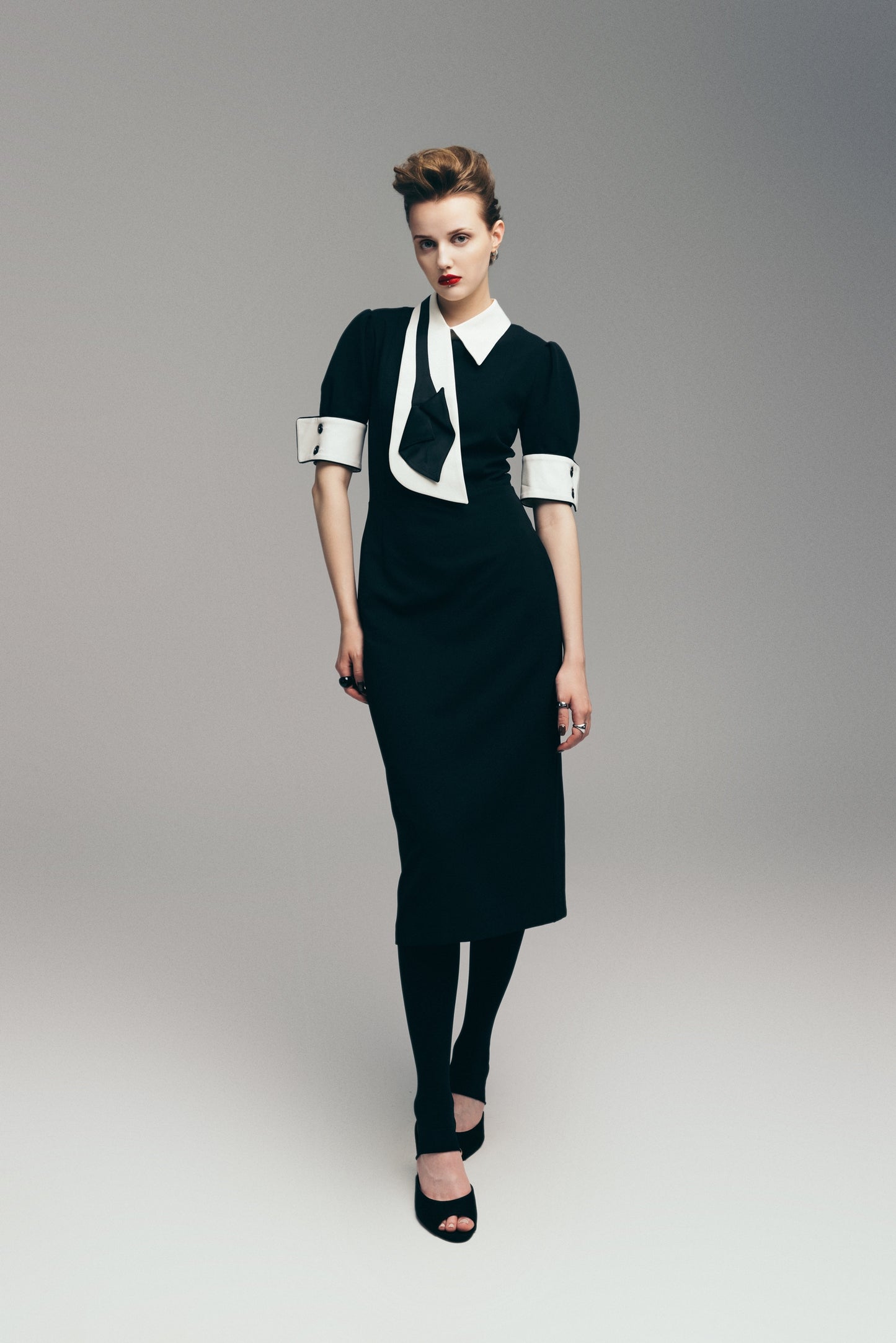 JULIA ALLERT Formal Fitted Dress - Black