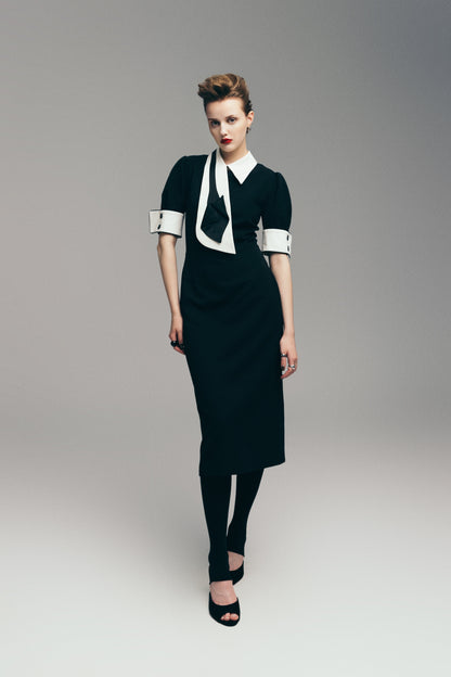 JULIA ALLERT Formal Fitted Dress - Black