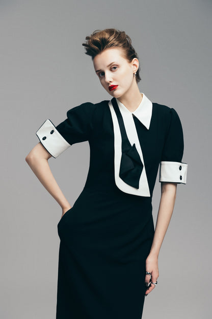 JULIA ALLERT Formal Fitted Dress - Black