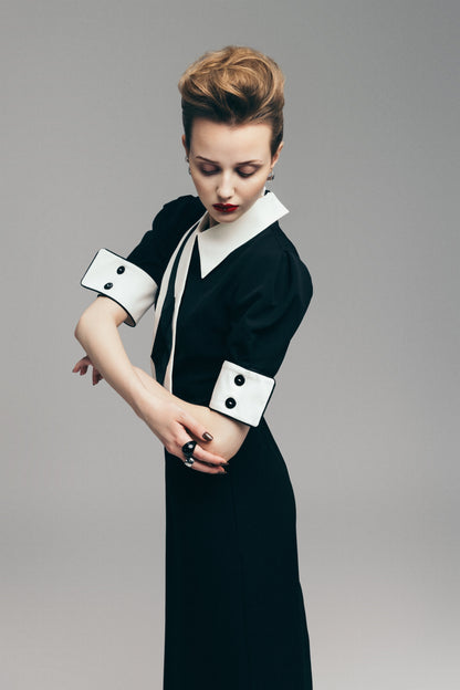 JULIA ALLERT Formal Fitted Dress - Black