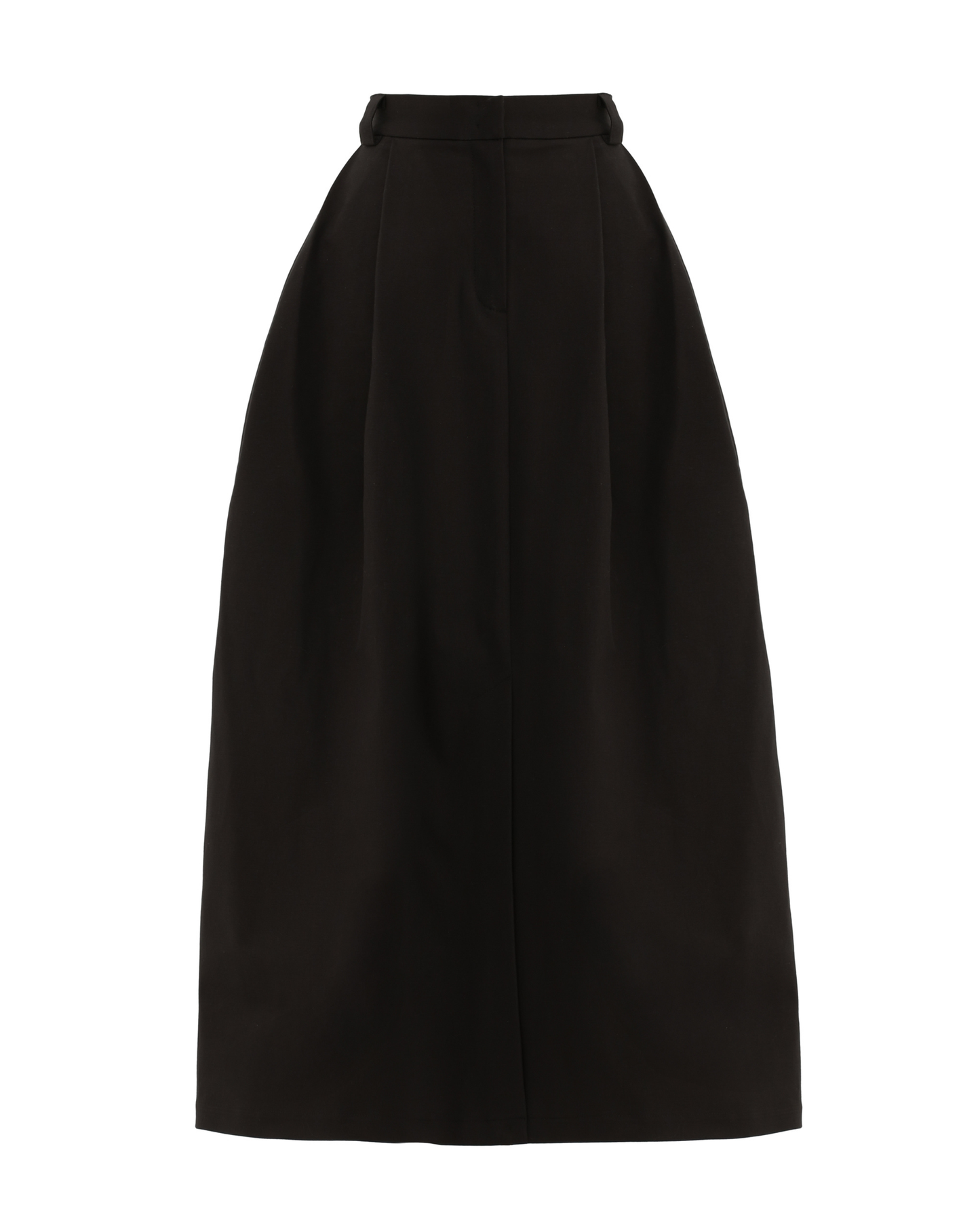 JULIA ALLERT Casual A-Line Maxi Skirt - Black