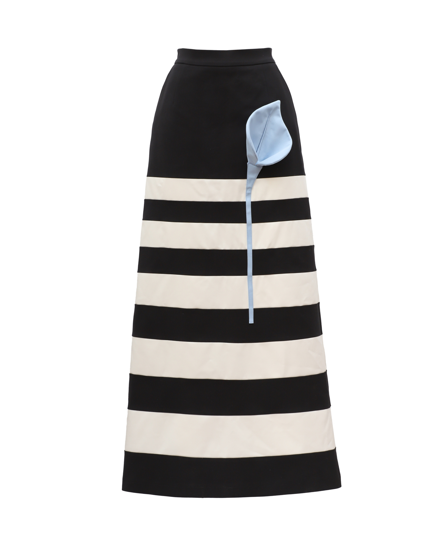 JULIA ALLERT Contemporary Striped Skirt - Black/White
