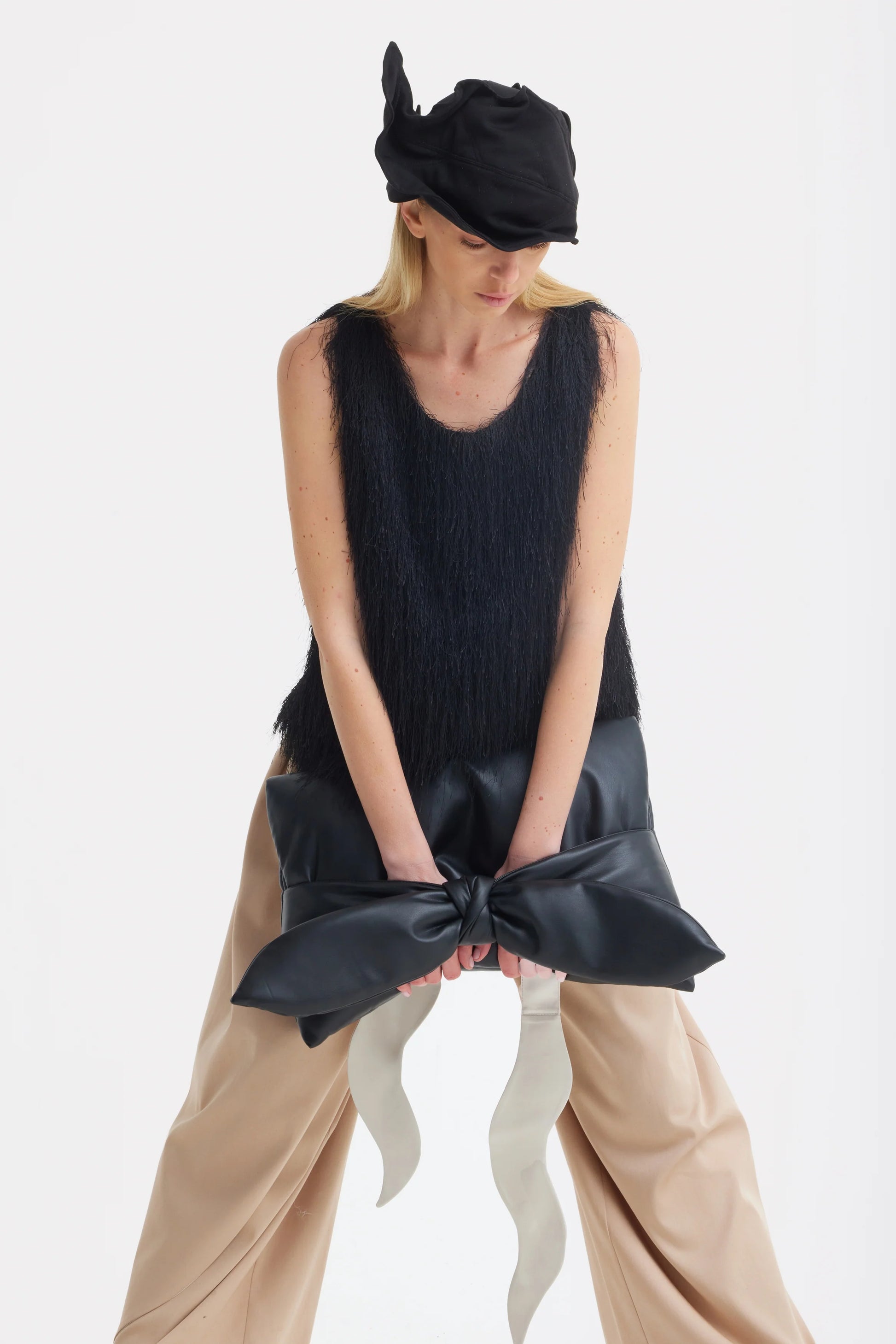 Fringe Sleeveless Women's Summer Top | Julia Allert