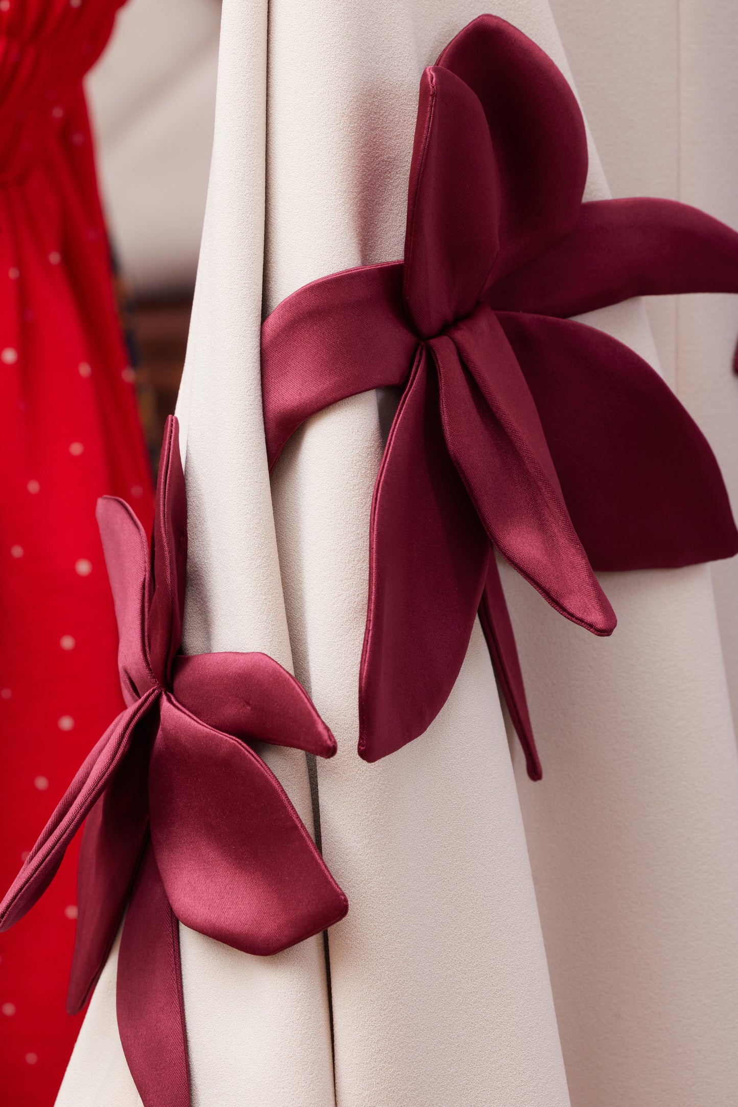 JULIA ALLERT Wrap Jacket with Flowers - Peach