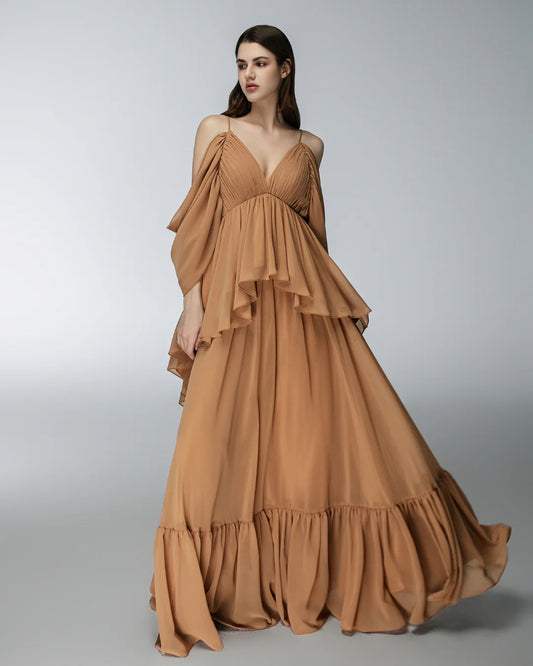 JessieQ Frida Dress - Khaki