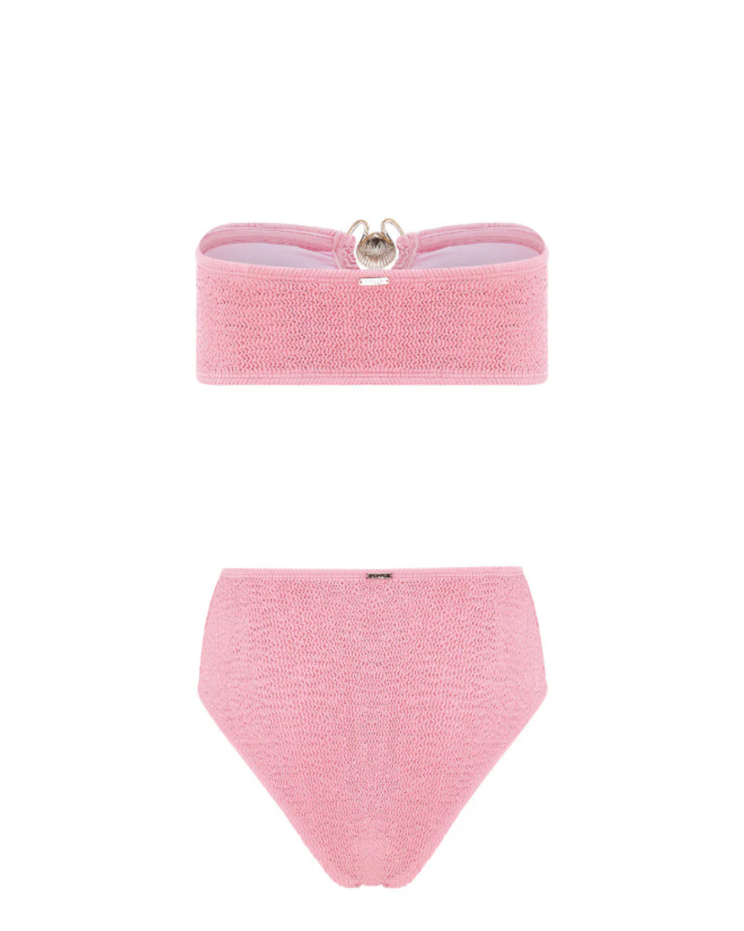 L'AQUA Amy High Waist Bikini - Baby Pink