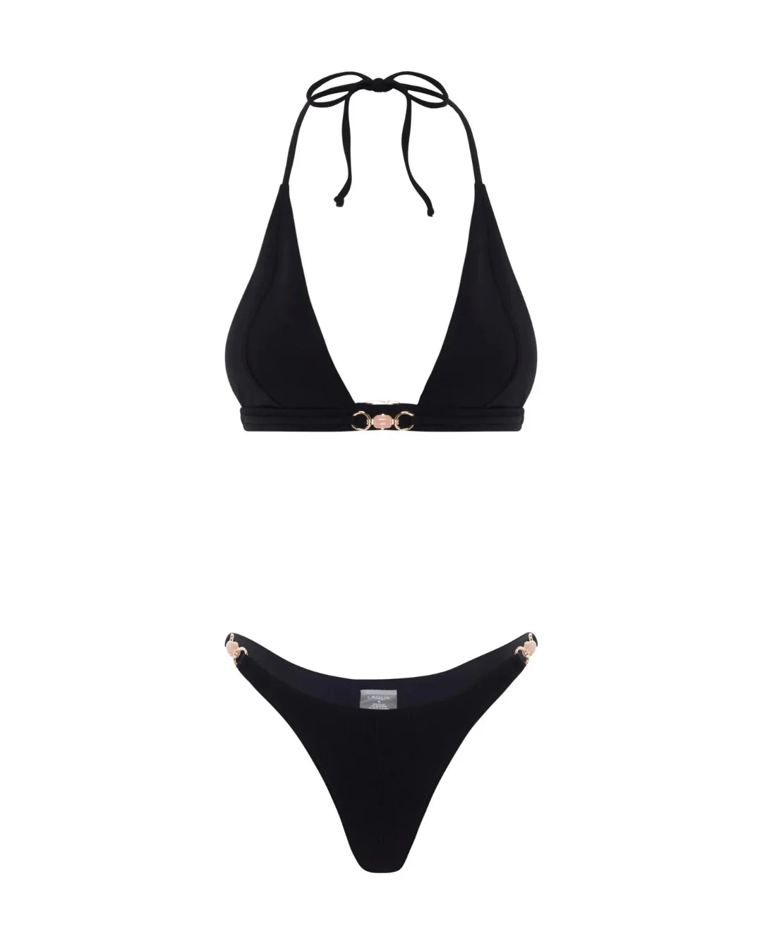 L'AQUA Mykonos Bikini - Black