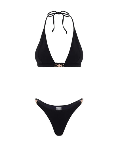L'AQUA Mykonos Bikini - Black