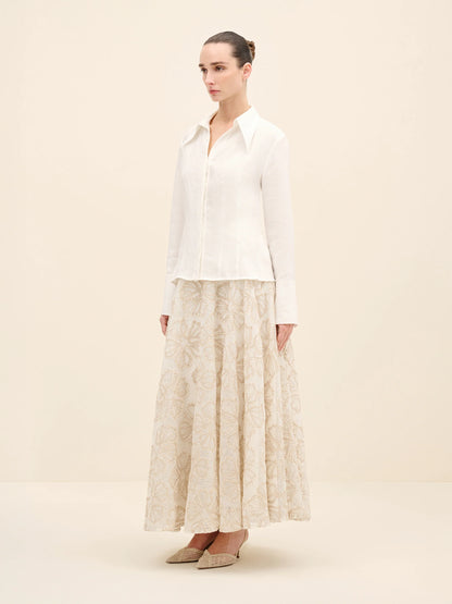 NÉAN Tailo Linen Shirt - Off White
