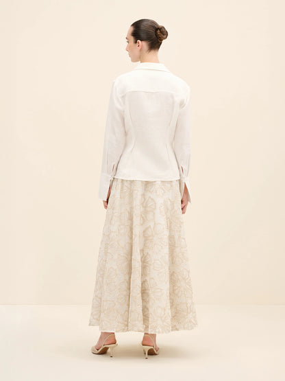 NÉAN Tailo Linen Shirt - Off White